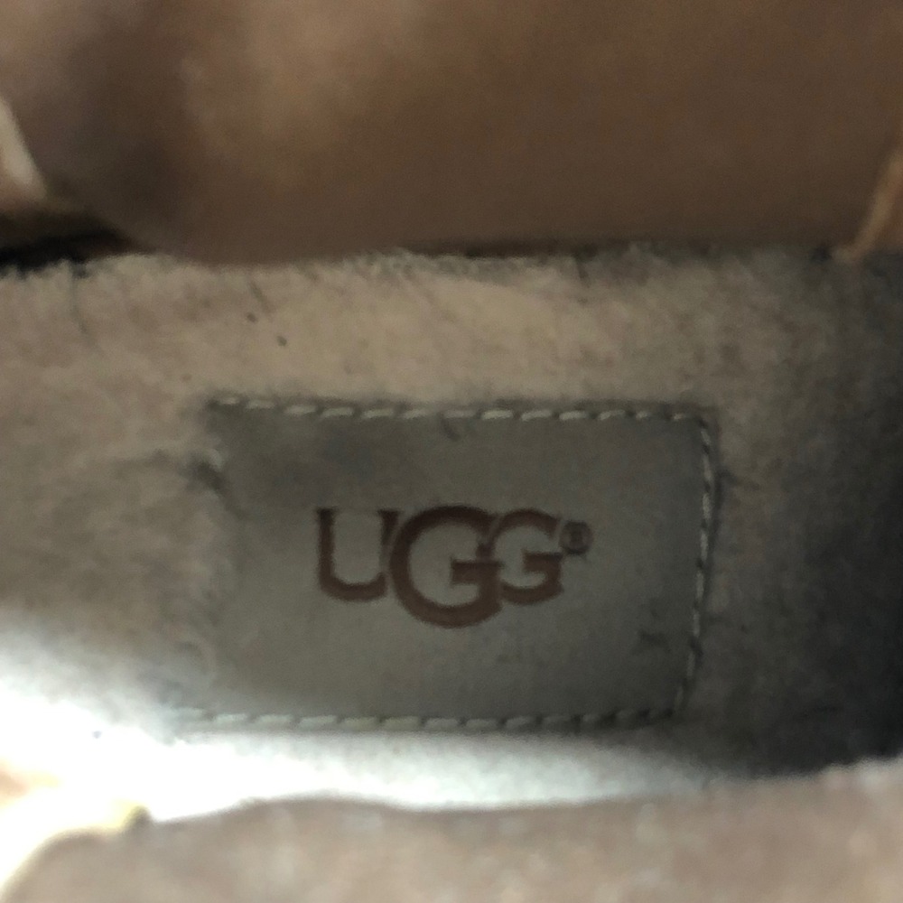 UGG Kasen Waterproof Wedge Bootie Women 7.5 Stout Brown Suede 1095136 - Picture 9 of 16